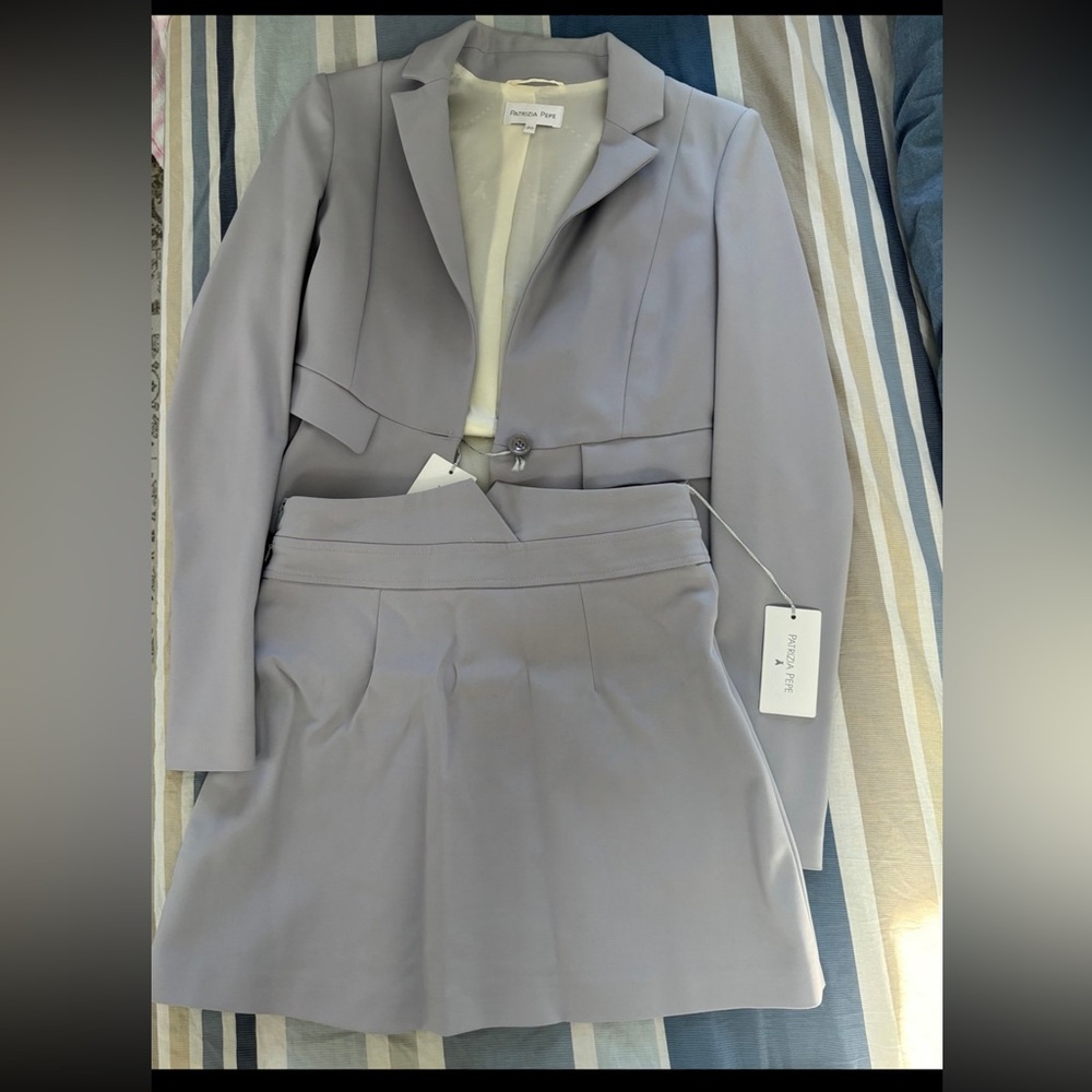 MIX & MATCH TONAL SPLIT MINI SKIRT